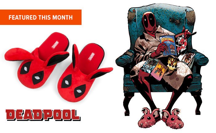 deadpool bunny slippers