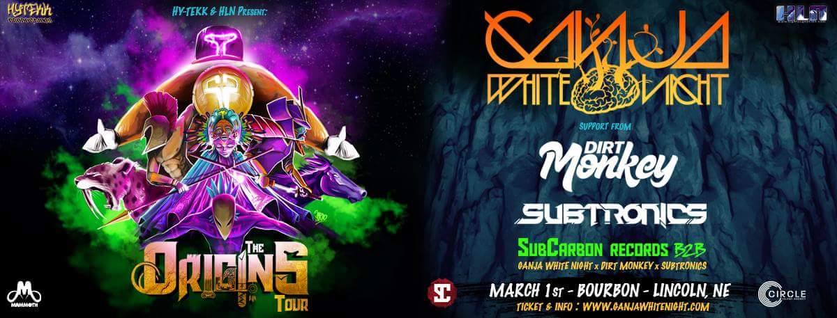 NebEDM's tweet photo. JUST ANNOUNCED✴✴

@Hy_Tekk bringing back GWN this time with @dirtmonkeymusic  and @Subtronics https://t.co/STs7Dkbhq0