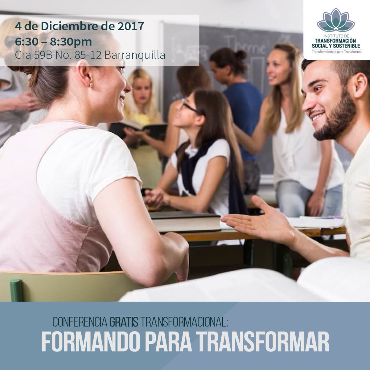 Itransformar's tweet photo. ¿Quieres transformar tu realidad a partir de tu propia transformación interna? ¿O quieres convertir tu organización en un agente de transformación social generando proyectos sostenibles y de alto impacto? Te invitamos a conocer cómo en https://t.co/6zE0g0sqkF https://t.co/ZPEDXzwrhq