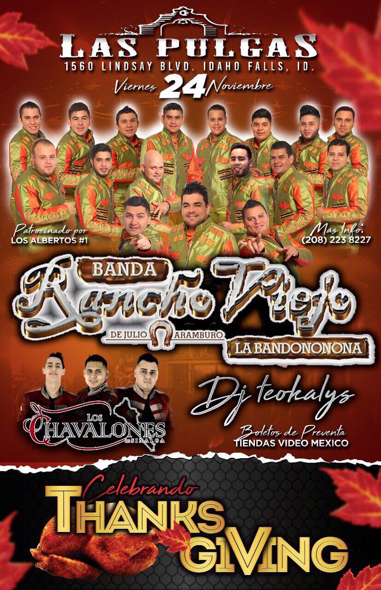 b_ranchoviejo's tweet photo. Buenas tardes Raza de Ranchooo !! Nosotros seguimos en la gira este fin nos vemos desde el Miércoles escoge donde pistearas y bailaras https://t.co/C2MVENptgP