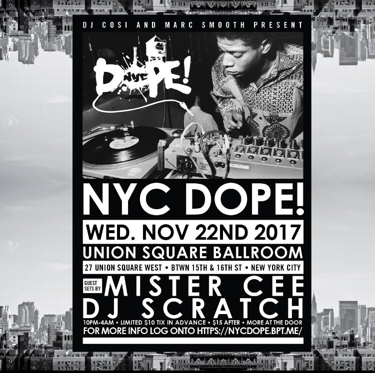 AngelitoFrmDaBX's tweet photo. It’s a “thanksgiving eve” party!! Wed. 11.22 at Union Square Ballroom #NYC come out get you dance on support my bros @djcosi @djmarcsmooth as they kick off a brand new party!!! #Retweet #NYCDOPE click on link for more info   https://t.co/bZ0lSll5zy https://t.co/vHCYAnogpa