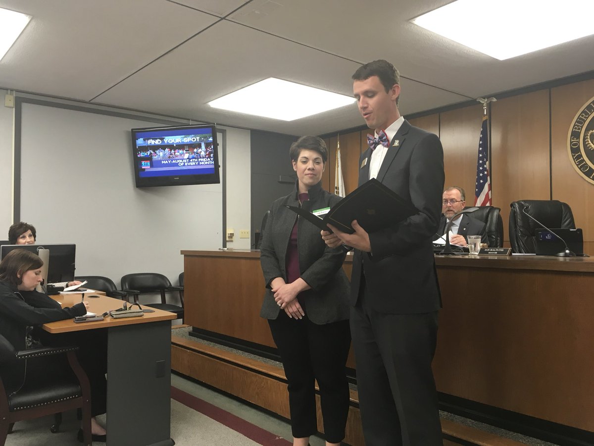 BurlingtonNC's tweet photo. City Council recognizes @BtownDowntown and all City small businesses with a proclamation celebrating Small Business Saturday on 11/25 - come shop with us! #ShopSmall #BurPol https://t.co/zutzp0BX4z