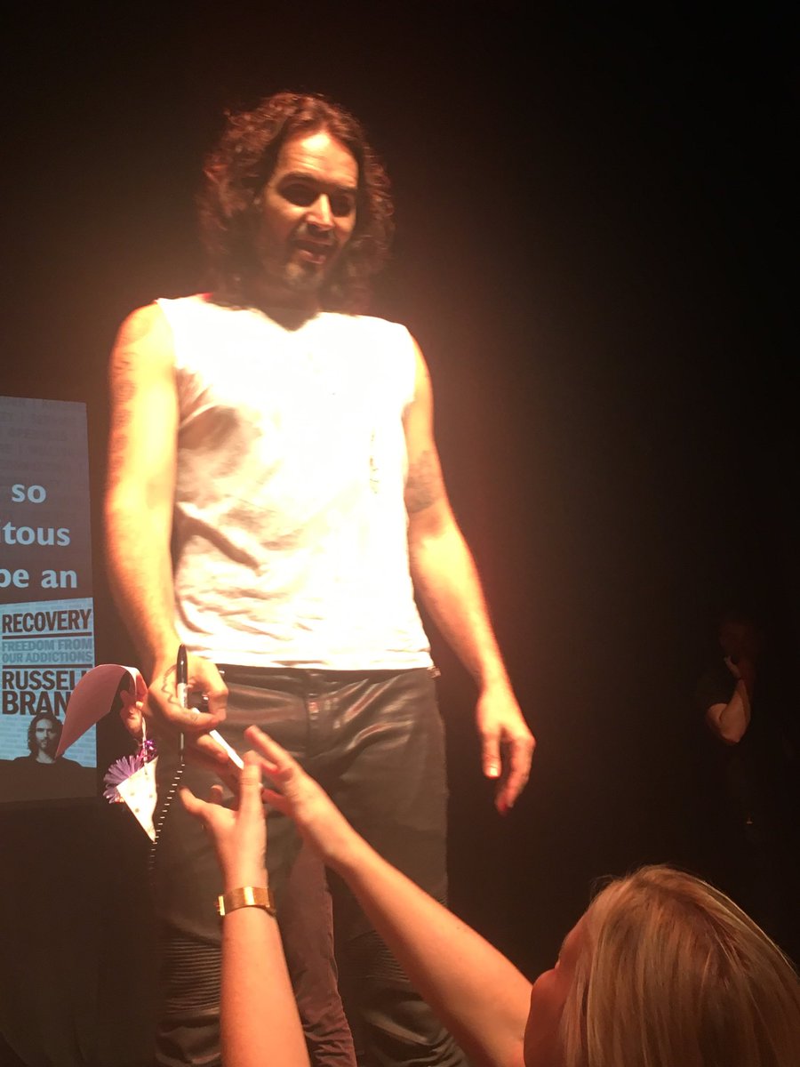 racs1970's tweet photo. Fab night tonight at @TheBathsHall 🤣 @rustyrockets funnier than ever! Big love mr B 🍪💜 https://t.co/BVJ6XObjPY