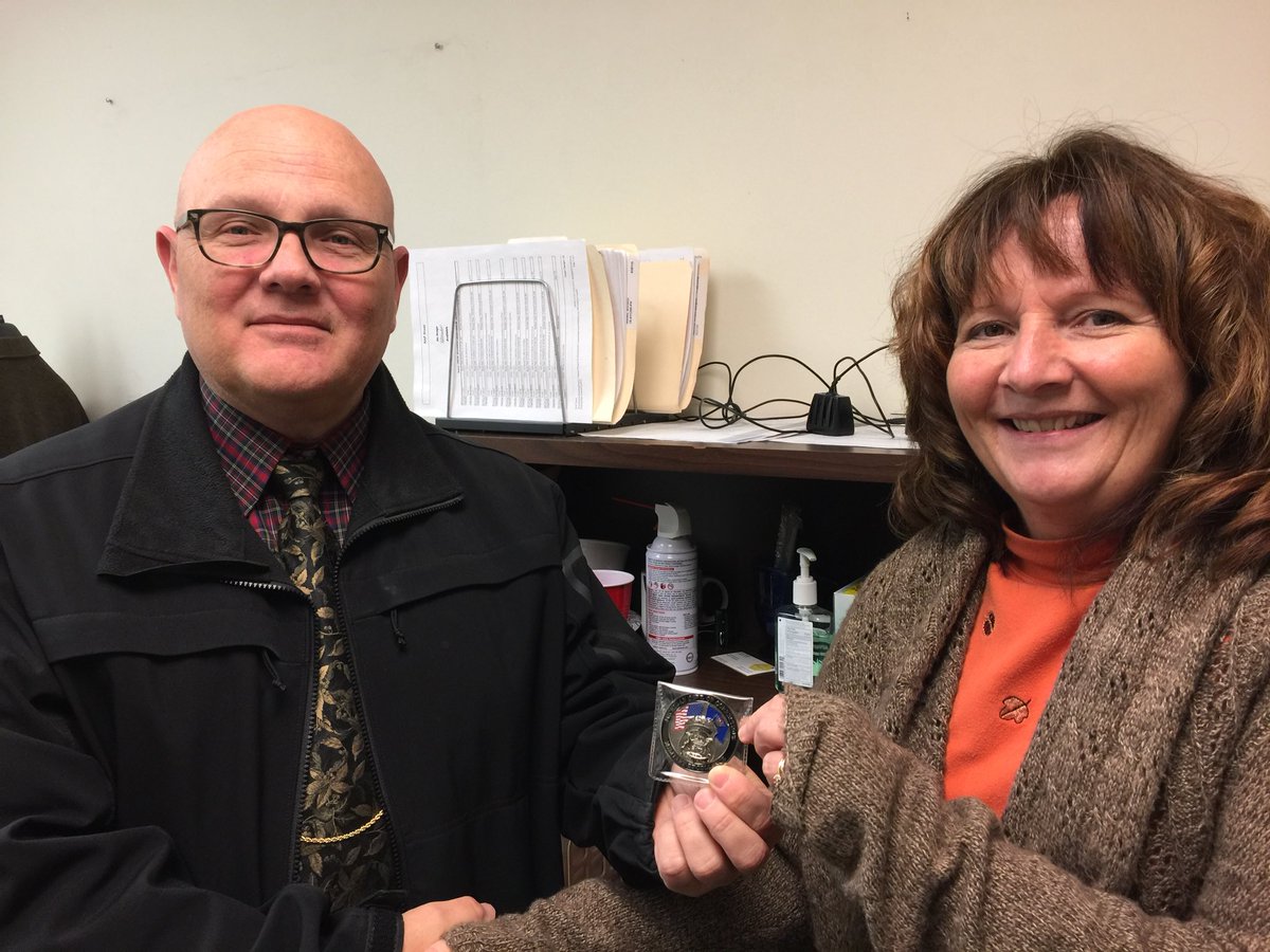 Congratulations Agent Ressler on earning your Veteran’s coin!  Thank you for your service!