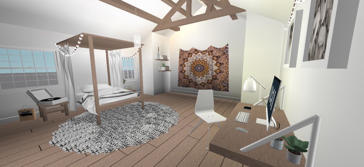 Ayzria On Twitter Neutral Bedroom Made In Roblox Studio - build in roblox studio aesthetic
