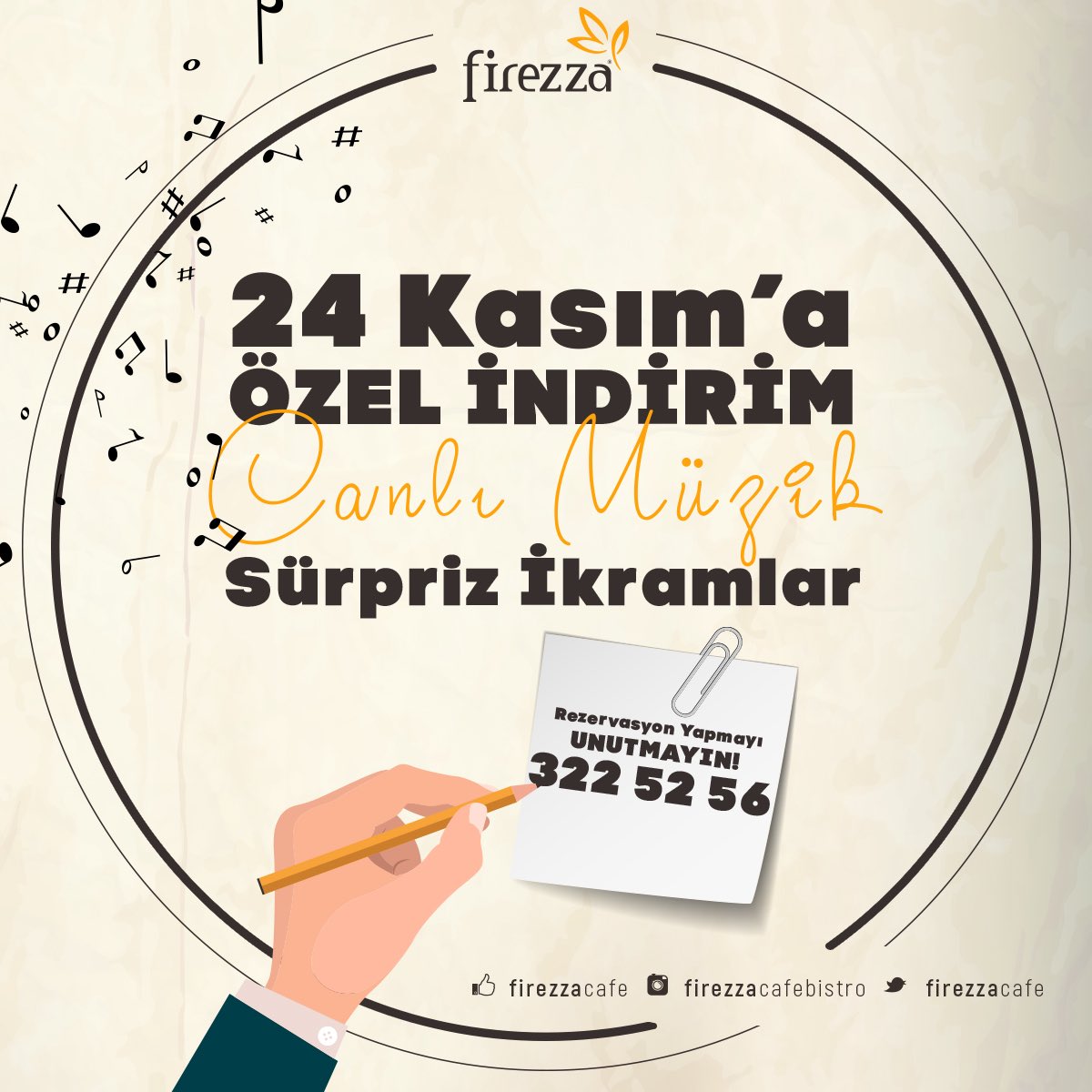 Öğretmenler gününüz lezzetli olsun. Rezervasyon Yaptırmayı Unutmayın.
#balgat : 287 23 24
#antares : 322 52 56
#keçiören : 360 50 60
#ankara #ogretmenlergunu #lezzet #egitim #ogretmen #delicious #muzik #canlimuzik #dessert #cake #breakfast #brunch #coffee #food #instalike