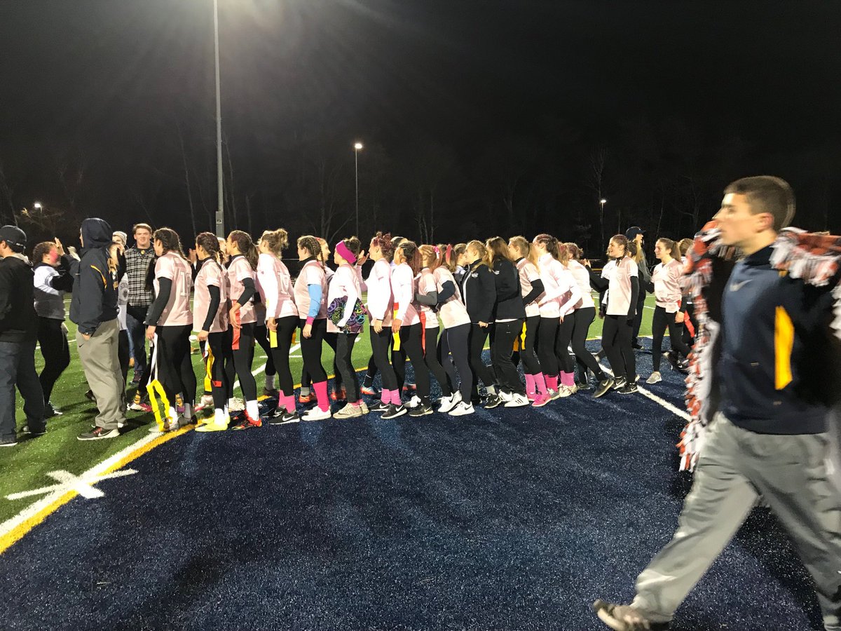 DrTTurner's tweet photo. Seniors for the win. Great game ladies!!! #Powderpuff2017 https://t.co/OeZavNvv1W