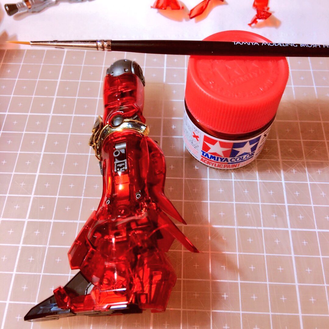カドマル ガンプラ初心者の自分は切り離しで白化させまくり クリアパーツなのでどうしようか悩んだ結果 アクリル塗料のクリアレッドでちょこっと塗ったら 予想以上に目立たなくなった と思う ガンプラ アクリル クリアパーツ タミヤ カドマル ガンプラ初心者の自分は切り離しで白化させまくり クリアパーツなのでどうしようか悩んだ結果 アクリル塗料のクリアレッドでちょこっと塗ったら 予想以上に目立たなくなった と思う ガンプラ アクリル クリアパーツ タミヤ