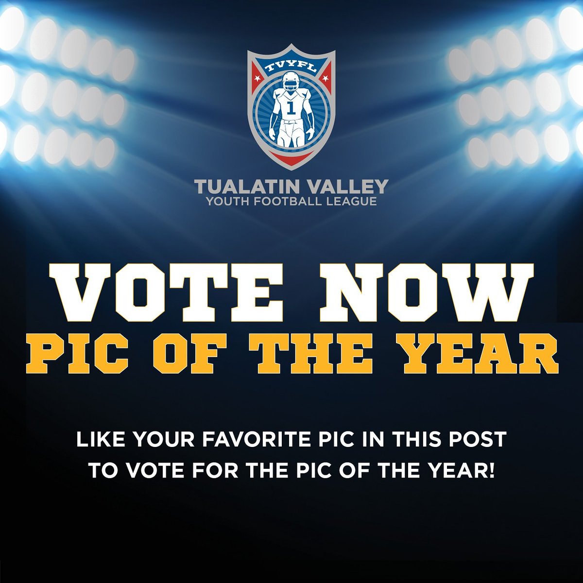 HEAD OVER TO FACEBOOK TO VOTE! 

Voting is open now for the fan-favorite Pic of the Year! Head over to Facebook and find the post with this graphic to vote now!