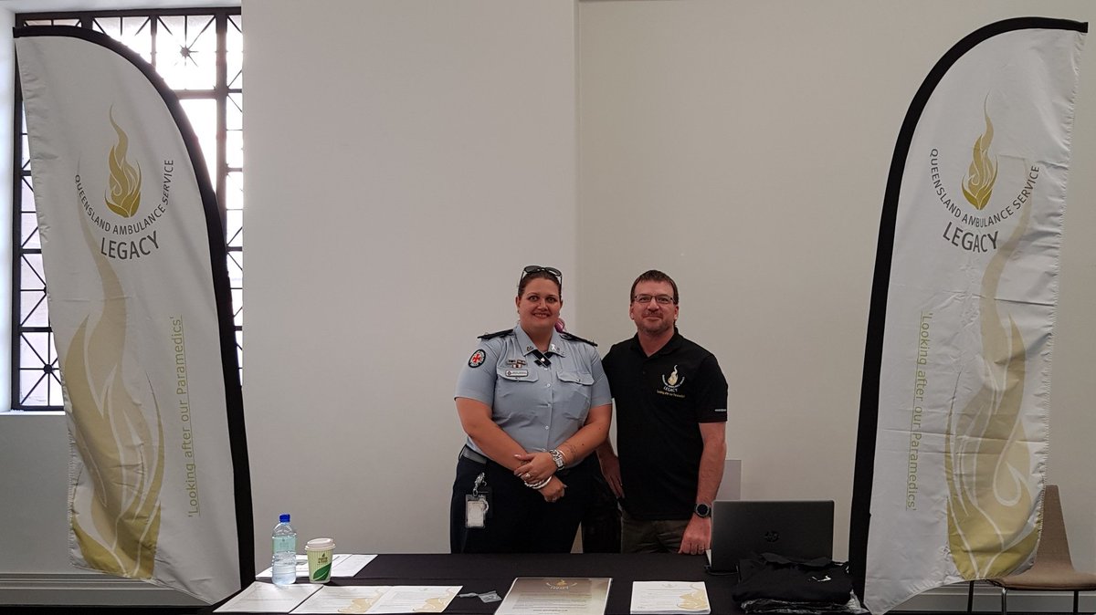 Spreading the word about what QAS Legacy does today at the KJ McPherson Foundation symposium.