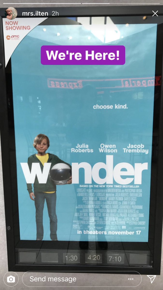 TjensenTerri's tweet photo. Seedling Mile Third, fourth and fifth graders enjoyed the movie, Wonder to wrap up acts of kindness. It was an awesome day! @SeedlingMileGI #thanksPTA https://t.co/rjuXimwYoj