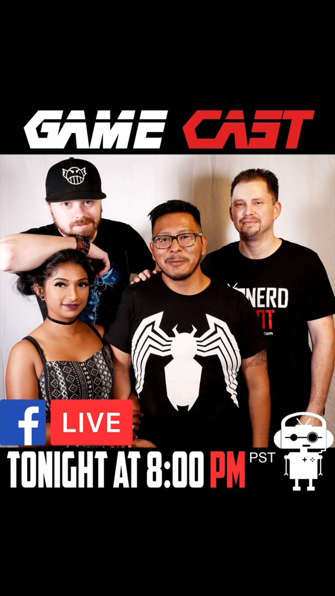 AnwiiO's tweet photo. Nerdbot facebook! Come watch and make fun of us! 🖤  #nerdbot #gamecast https://t.co/UJ7MZPhQPD