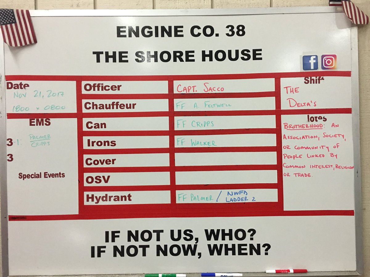 The D Platoon’s quote of the night: