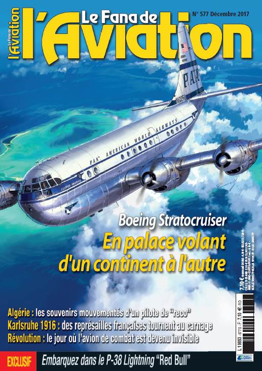 LariviereDiff's tweet photo. Dès le 24/11, le @FanaAviationMag consacre son numéro au #Boeing #Stratocruiser, l'avion de ligne des années 1950. Également dans cette parution : un dossier sur le #P38Lightning de @redbull .
#aviation #avgeek #boeing377 #B377 #PanAmericanAirlines https://t.co/3RebH9kVNB