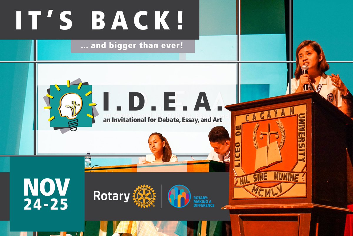 rccdopremier's tweet photo. We're bringing back the biggest and most influential multi-disciplinary inter-school competition in the city! #IDEA2017 #peaceandconflictresolution https://t.co/pasbKV3Qc3