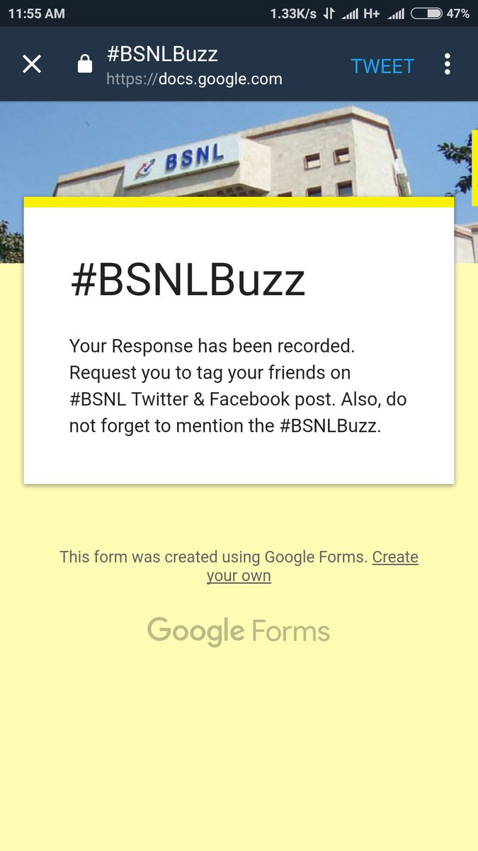 ImPrashant_PM's tweet photo. @BSNLCorporate Done Team #BSNL
#ContestAlert #BSNLBuzz https://t.co/tO32gKQBbj