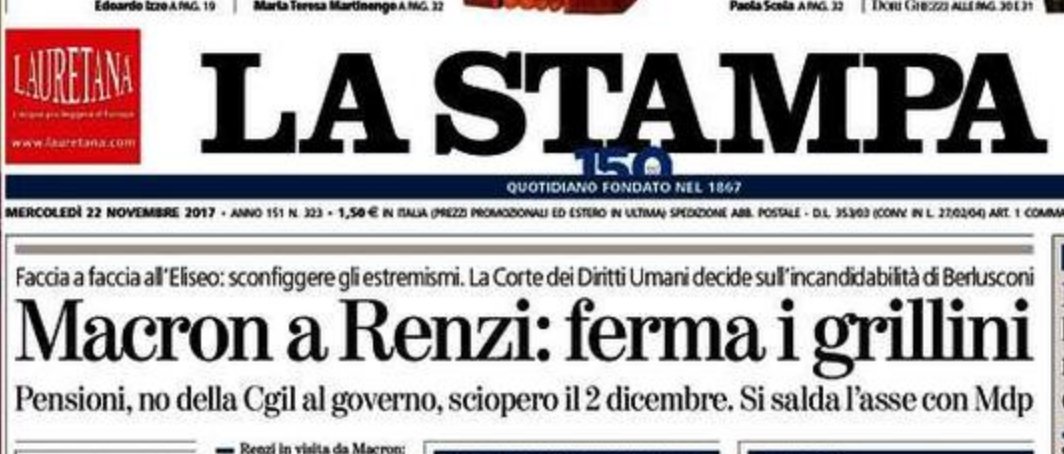 MaxLandra's tweet photo. ...."FERMA I #GRILLINI"...
che altrimenti finisce la #pappatoria..!! https://t.co/3LfrlwJl0f