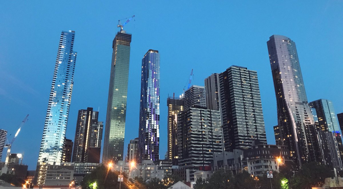 TomPJacobs's tweet photo. #SnapMelbourne New skyscrapers in north CBD at night https://t.co/B3DLNRR5oI