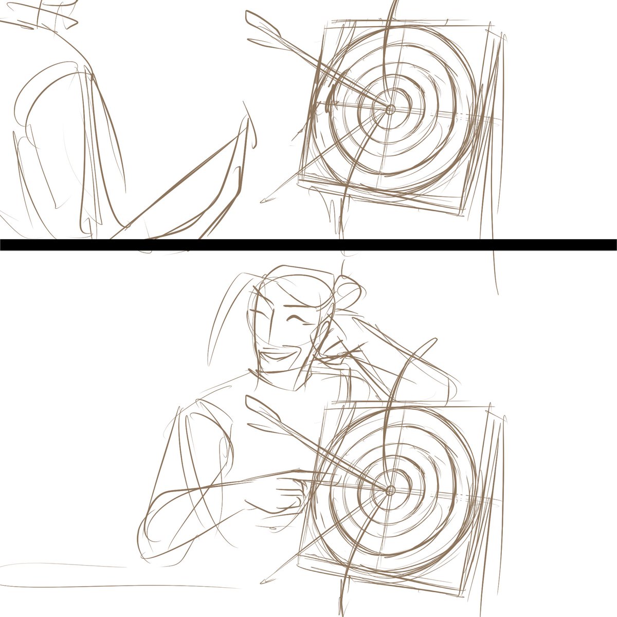 hi i'm doing Yet Another longass mchanz comic so here's hanzo being a showoff