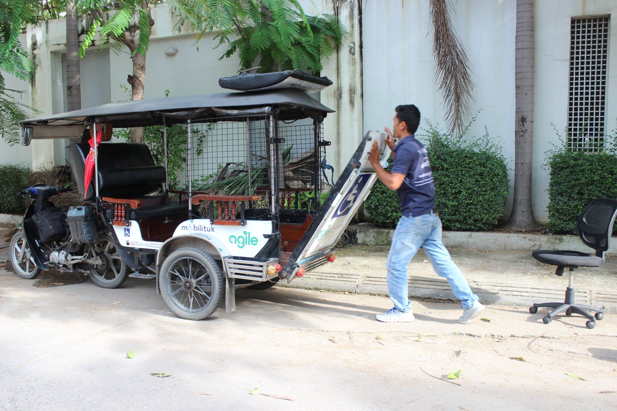 Mr Vanny showing off his Mobilituk. If you would like to contact him to organise a lift you can call 0966188659, or contact <a href="/mobilituk/">Mobilituk</a> through Facebook or Twitter.

<a href="/Mobilituk/">Mobilituk</a> <a href="/Disability/">disability</a> <a href="/Cambodia/">Cambodia</a> <a href="/Transport/">M</a> <a href="/tuktuk/">tuktuk</a>