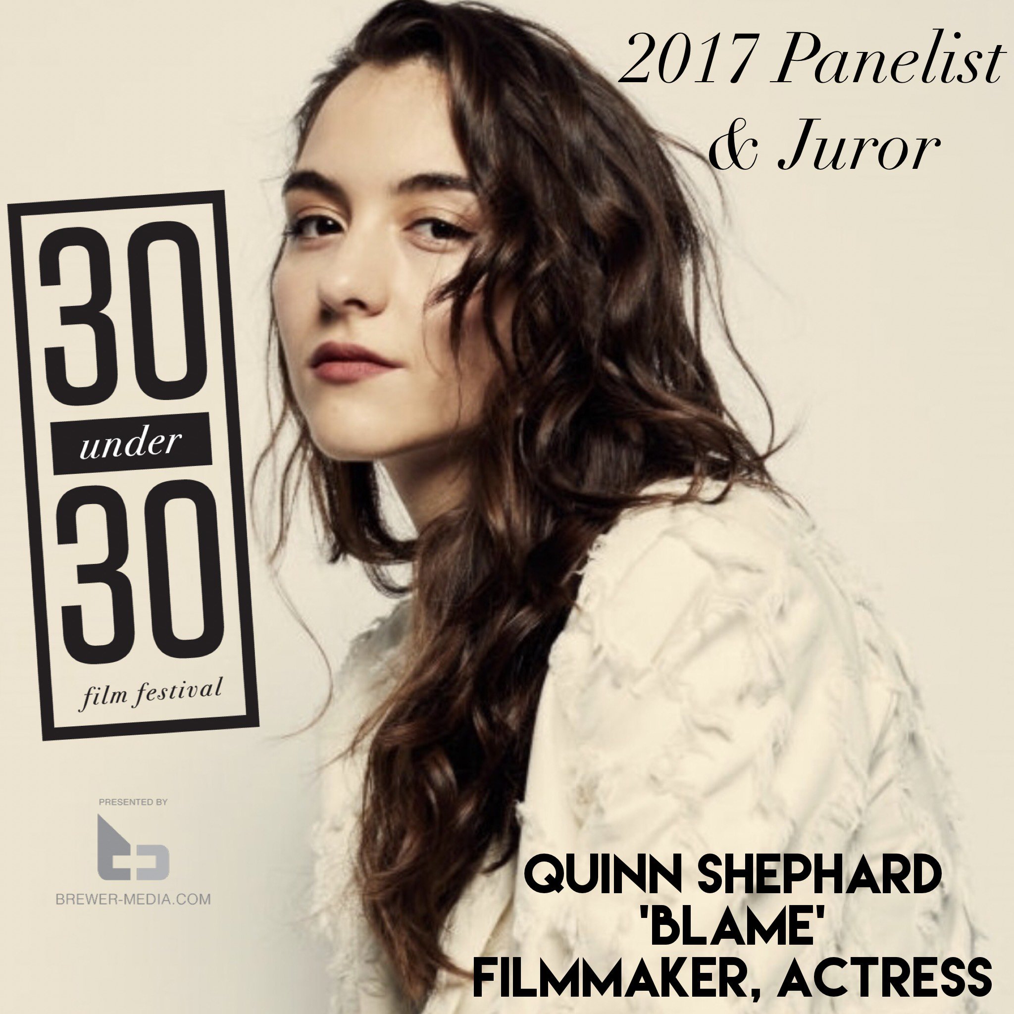 Blame V Twitter Happy To Announce Blame Director Quinn Shephard Will Be A Juror And Panelist At 30under30ff In Two Weeks Their Theme This Year Is Gender Equality So Great To