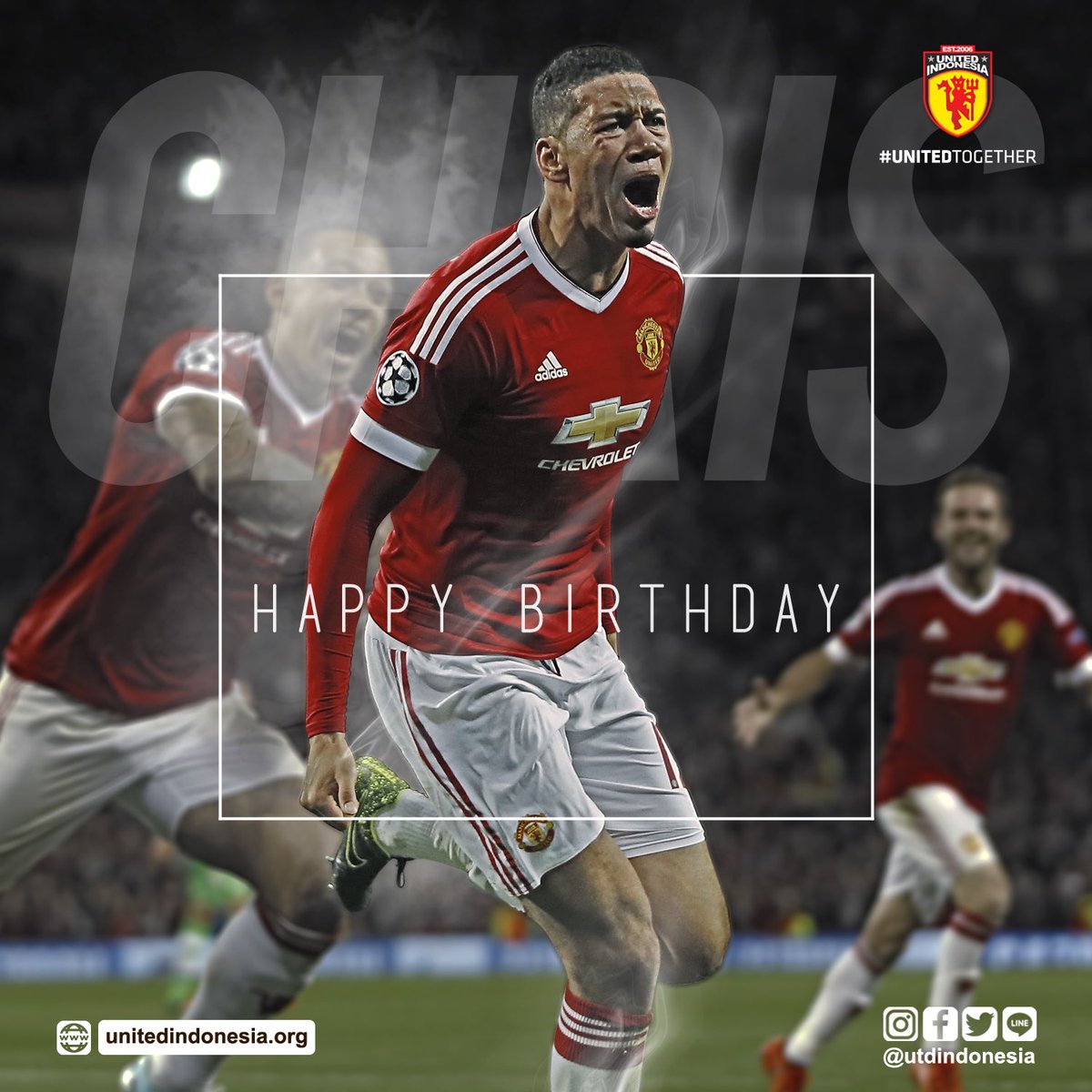 Happy birthday <a href="/ChrisSmalling/">Chris Smalling</a>! Wish you all the best from Indonesia!

#WEAREUNITEDID
#YOUC1000ISOTONIC
#UNITEDINDONESIA