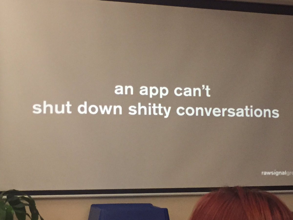 IMIXcoCREATION's tweet photo. Great talk by @rawsignalgroup. It's 2017 & world is on fire. We need to connect with people and actually care #shrc17 https://t.co/01FMz4l9oe