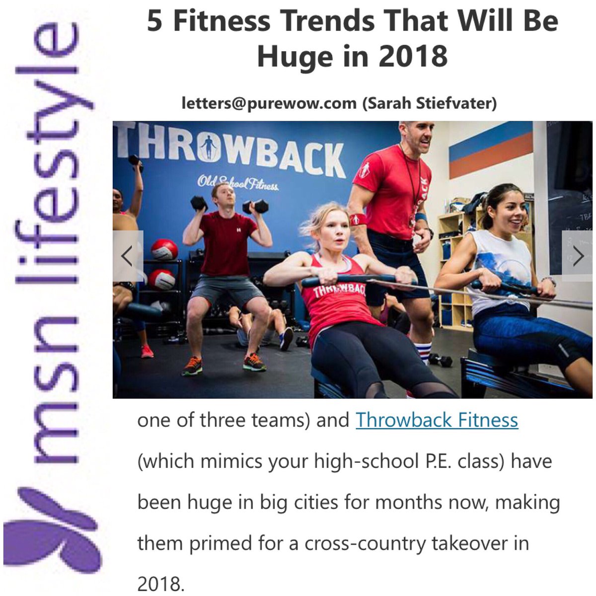 ThrowbackFit's tweet image. Hot off the press bit.ly/2jNoxf7