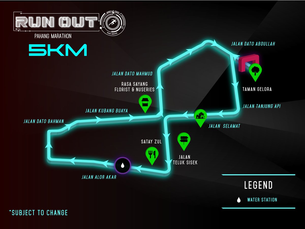 runoutmarathon's tweet photo. https://t.co/OzlqFSORSn
Run Out Pahang Marathon 2018 - Mark Your Calendars NOW!
Date : 11th March 2018
Venue : Taman Gelora, Kuantan
Distance/Entry Fees : 5KM (RM60) / 10KM (RM70) / 21KM (RM80) / 42KM (RM90) https://t.co/e72sCfMRzo