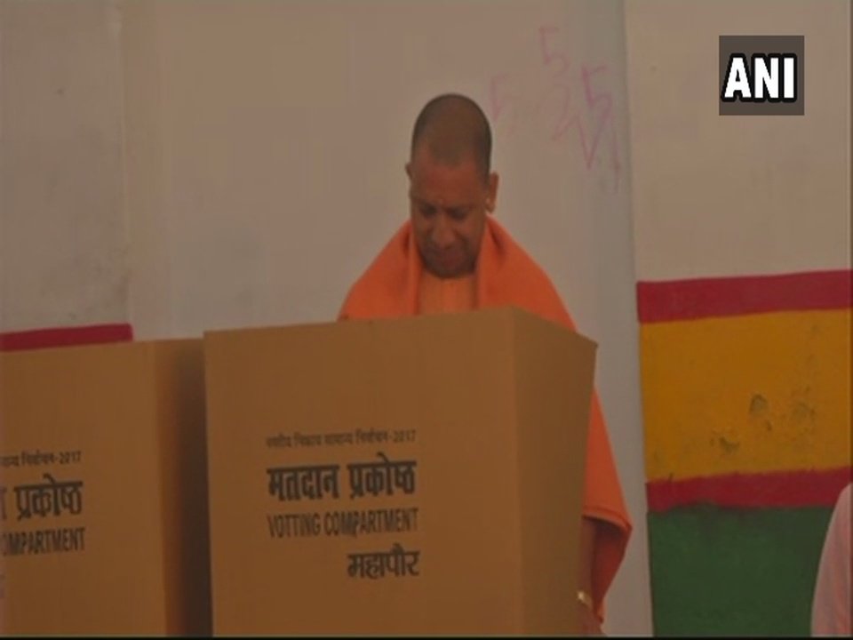 Uttar Pradesh civic body elections LIVE: CM Yogi Adityanath casts his vote