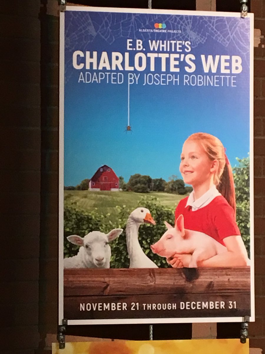 SherriDiVincent's tweet photo. #ATBCharlottesweb @TourismCalgary #thankstd - That $10 Ticket Thing! https://t.co/MAXMQkCJAT