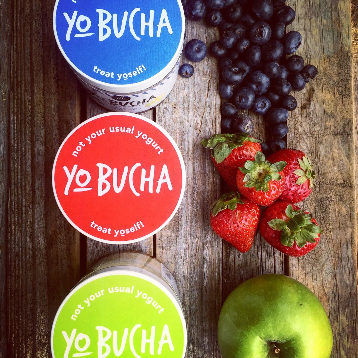 YoBucha_Denver's tweet photo. #Yogurt /ˈyōɡərt/: A ever-popular nutritional dairy product prepared from milk, and fermented by added good bacteria (#probiotics) and live cultures.
Or in our case, the "big sister" item to #YoBucha, the one-of-a-kind (literally) probiotic snack made from real #kombucha tea! https://t.co/EW8tN1d1dq