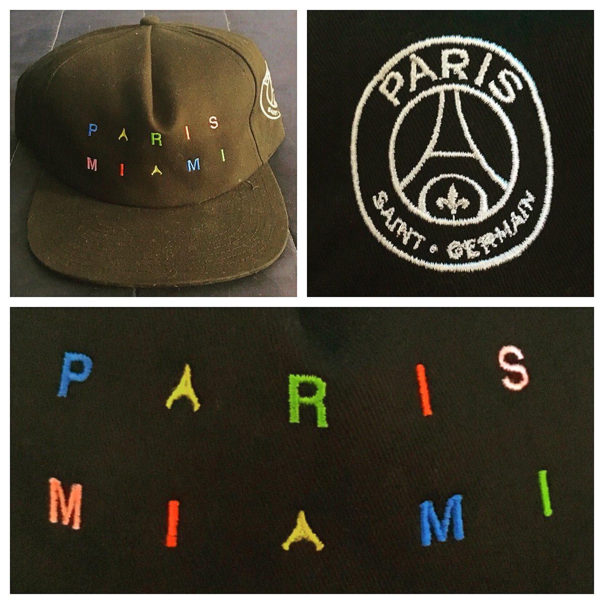 cerati9's tweet photo. Paris Miami. 🇫🇷⚽️🧢 - D.F. - 11.2.2017 @PSG_inside #ParisSaintGermain #PSG #ParisLovesUS #Paris #Miami #LimitedEdition #PopUpShop #snapback #hat #gorra https://t.co/zk8iWB5ksG