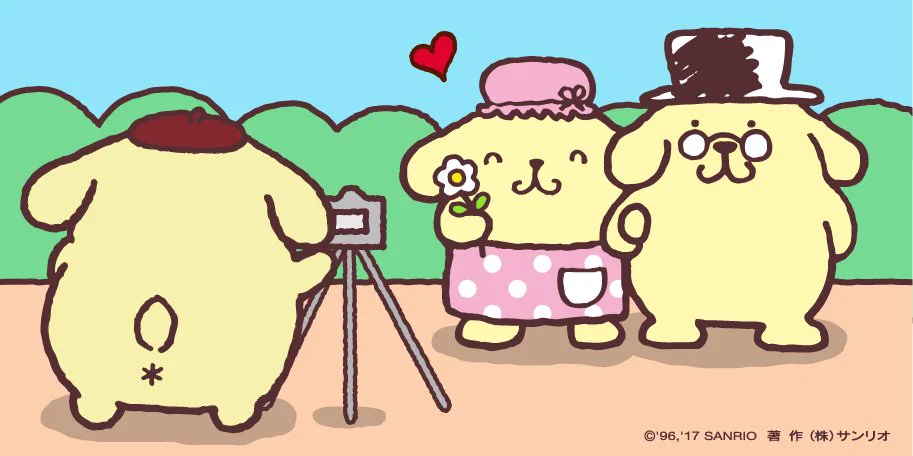 ポムポムプリン【公式】 w serwisie X: „お父さん、お母さん、こっち