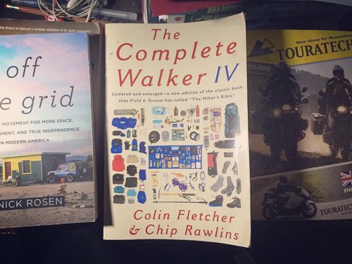 Some #books have different meanings for different people and this particular book is the one that I tell people that it #savedmylife! #TheUltimateWalker #Hiking Blog post coming soon. #AxialAdventures #ColinFletcher #ChipRawlins #outdoors