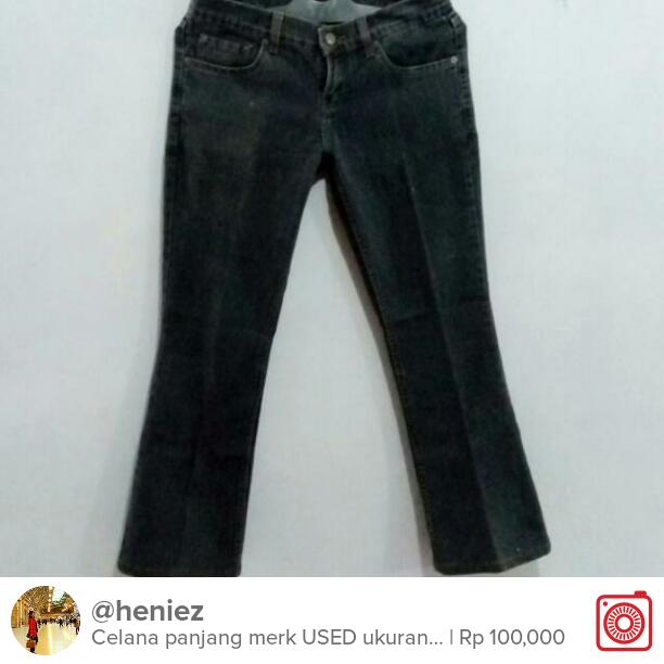 JavaNaturalSoap's tweet image. Selling Celana panjang merk USED ukuran 29 w... Rp 100,000 carousell.com/p/139972712 #carousell @carousell_id