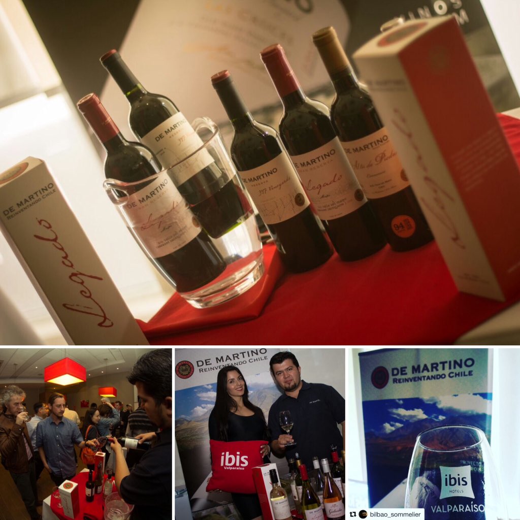 #Repost @bilbao_sommelier (<a href="/get_repost/">Repost</a>)
・・・
#50aniversario de #accorhotels <a href="/demartinowines/">Viña De Martino</a> <a href="/cavasreunidas/">Cavas Reunidas</a> <a href="/bilbaowinescl/">Bilbaowinescl</a> <a href="/revistamagz/">MagZ</a>