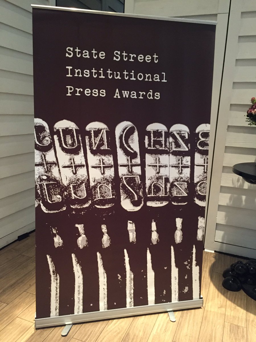 #STTPressAwards Excited about State Street press awards today, in their 6th year!