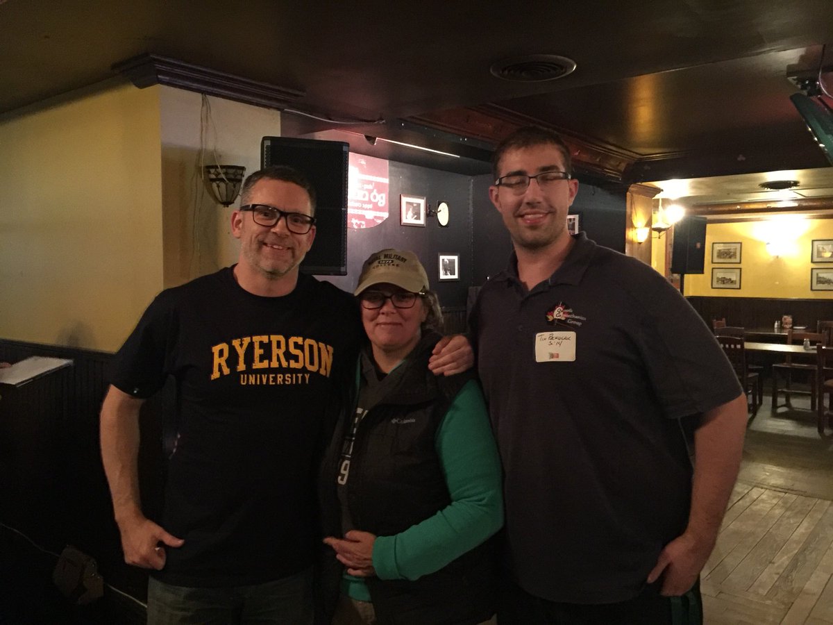QUAApresident's tweet photo. Congrats and thanks to @QueensYGKAlumni @RyersonU &amp; RMC Alumni for organizing a great Inter-U Trivia Challenge tonight! #VarsityTrivia https://t.co/yr9QiLSCrX