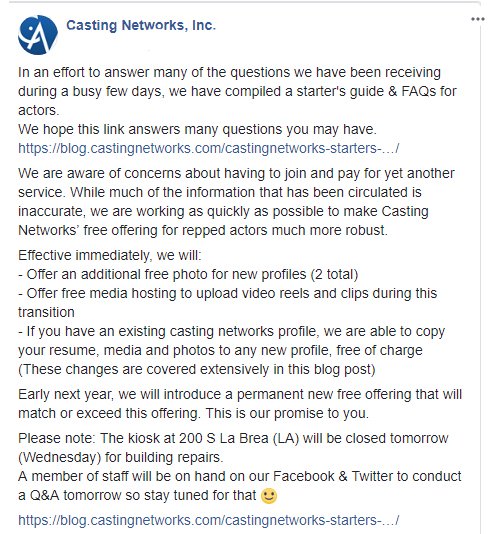 Casting Networks tweet media