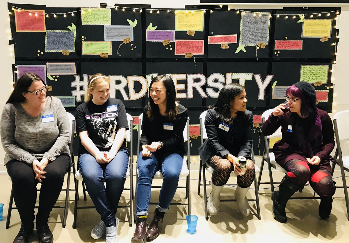 paulamacdowell's tweet photo. #VRdiversity panel #innovation #VR4all #creativeminds #worldbuilders https://t.co/rRp28crvie https://t.co/JRy0E3O7Wh