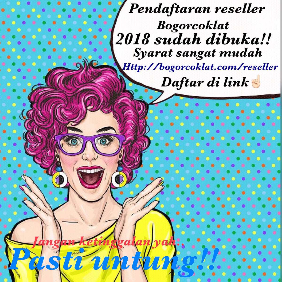 bogorcoklat's tweet photo. Pendaftaran reseller dan penjelasannya di link https://t.co/LRlEiqkAM0 https://t.co/sU2zxlTtEy