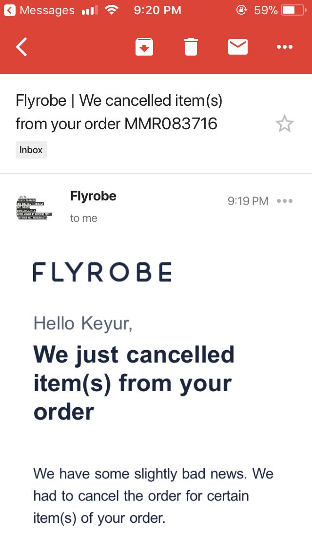 mail2dexter's tweet image. First you cancel my prepaid order just few hours before delivery without informing. Your CS ask to remove tweets. Then you send alternate set with worng size at 8.30 PM #worst #service #fraud #flyrobe @flyrobe @Shreya_flyrobe @prraney