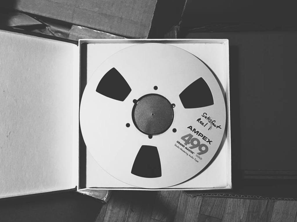 jjnww's tweet photo. Precious cargo just arrived.  #satisfact tape masters for self titled and 3rd meeting long players.  #olympia #seattle https://t.co/3MUxPbJZ13 https://t.co/zZA8N6tV5G