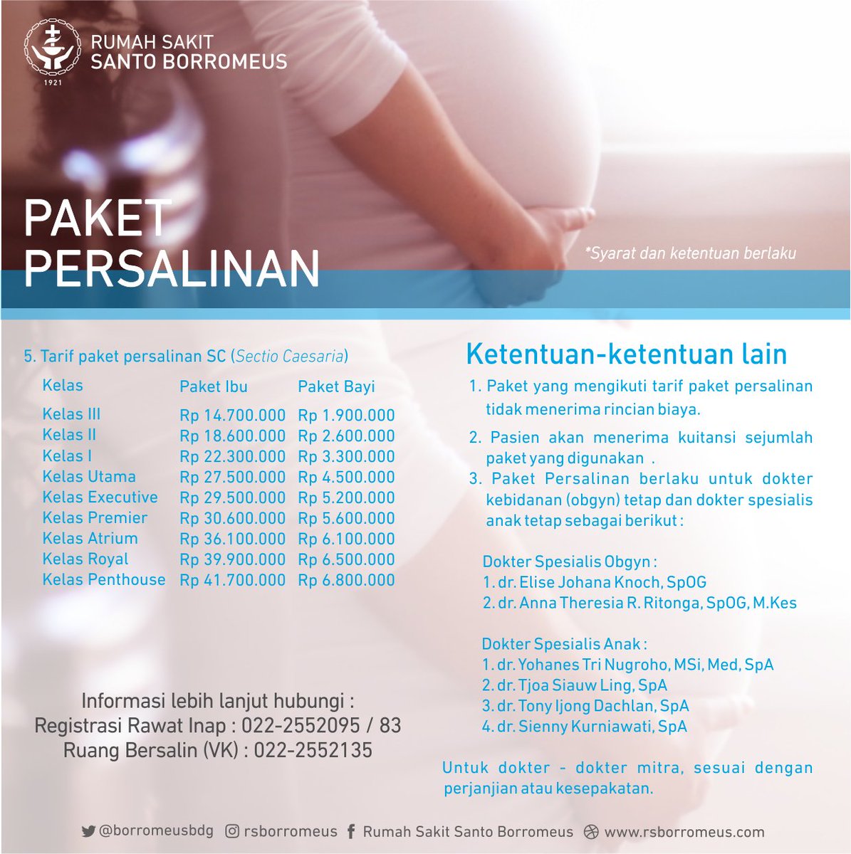 Rumah Sakit Santo Borromeus tweet media