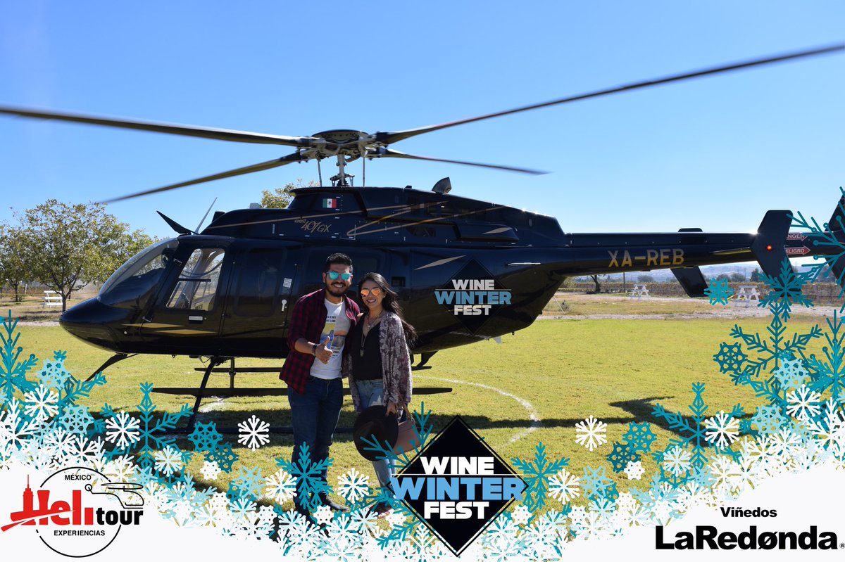 helitourmexico's tweet photo. ¡Muchas Gracias a Todos, por Participar!
Aquí las 📸 de los 🙋🏻‍♀️🚁 #winewinterfest #helitourmexico https://t.co/BSK5msfrN6
