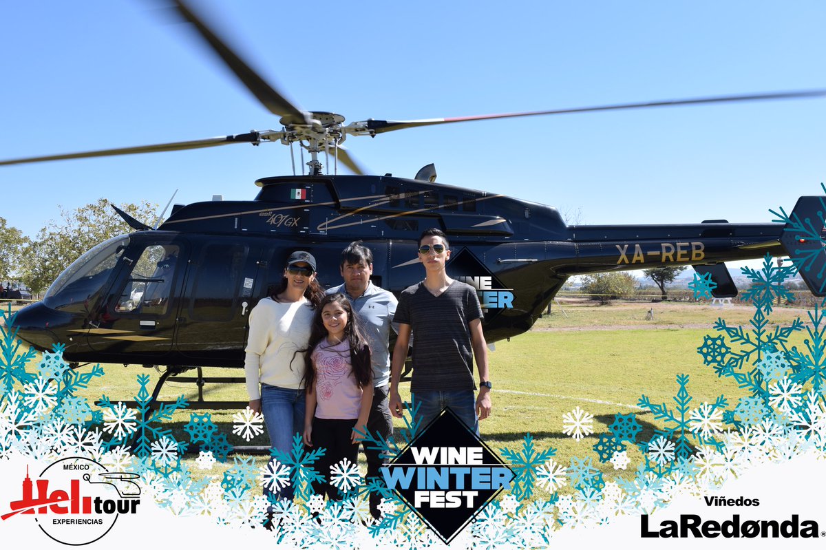 helitourmexico's tweet photo. ¡Muchas Gracias a Todos, por Participar!
Aquí las 📸 de los 🙋🏻‍♀️🚁 #winewinterfest #helitourmexico https://t.co/BSK5msfrN6