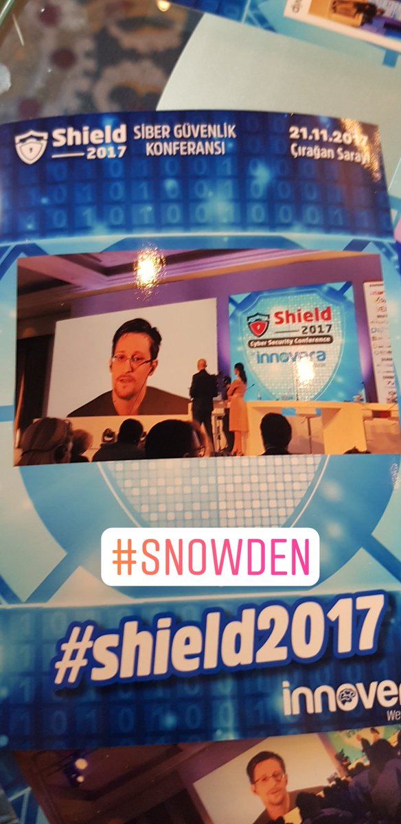 themalkocc's tweet photo. #shield2017 #SNOWDEN https://t.co/rpY9b8Dse8