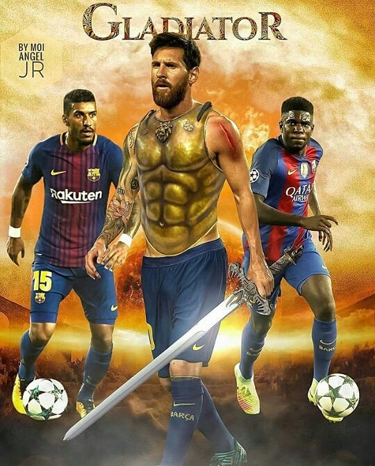 HamiltonGrind's tweet photo. Los Gladiadores #Pauliho #Messi #umtiti2 del #FCB #FCBarcelona #FCBlive #Juventud Vs #FCBarcelona #JuventusBarça #JuveBarça #JuveFCB vamos mi #Barça #ChampionsLeague #UCL #UefaChampionsLeague #ligadecampeones #ViscaBarça #ForçaBarça #Mess100 🔵🔴💯❤👑⚽⚽⚽💪💪👏 https://t.co/eG5uvTY09A