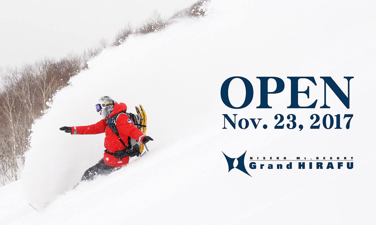 There's now less than 24 hours until the 2017/18 Niseko Grand Hirafu opening! With over 100cm of snow in the last 7 days, everyone is excited to get on Center course for some of the first runs of the season! bit.ly/2hSTqi3
